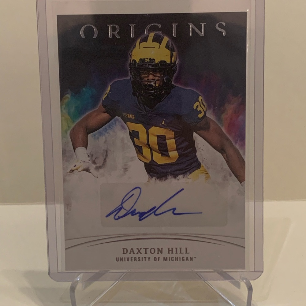 2022 Panini Origins Daxton Hill Autograpgh